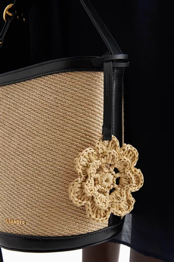 Flower Charm in Raffia