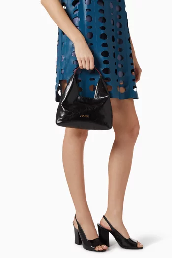 Mini Trapeze Bag in Leather