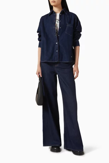 Oversized Shirt in Denim