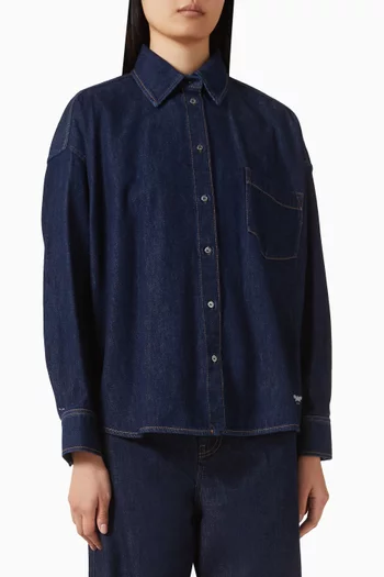 Oversized Shirt in Denim