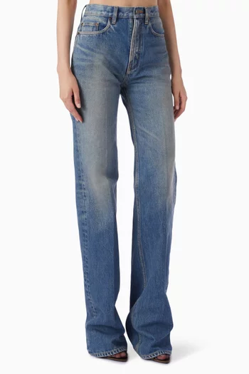 90s Crop Jeans in Denim