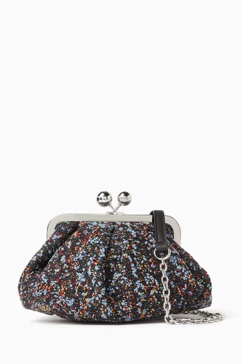 Small Pasticcino Bag in Wool-bouclé
