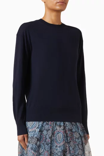 Crewneck Sweater in Wool Blend