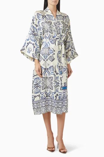 كيمونو برغموت حرير