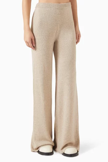 Juniper Wide-leg Pants in Cashmere