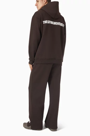 Oversized Hoodie in Organic Cotton-blend