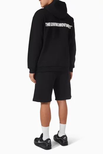 Oversized Hoodie in Organic Cotton-blend
