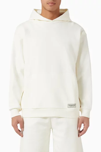 Oversized Hoodie in Organic Cotton-blend