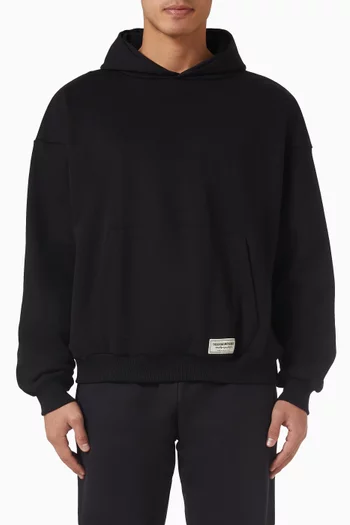 Oversized Logo Hoodie in Cotton