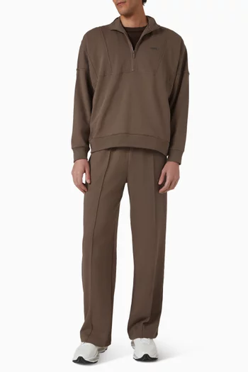 سويت شيرت بسحّاب قصير صوف كلاود