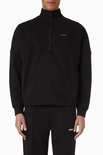 Half Zip Sweatshirt in Cloud Fleece