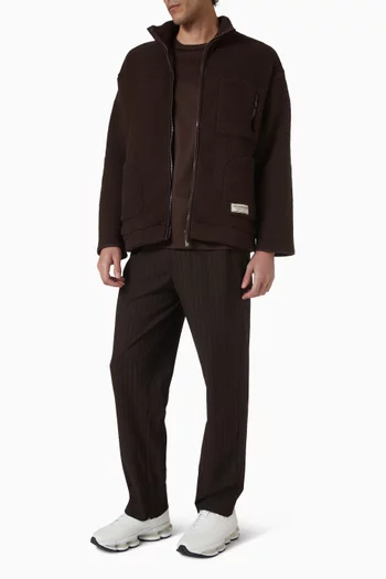 Zip Jacket in Teddy Fleece
