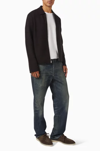 Sour Face Embroidered T-shirt in Cotton