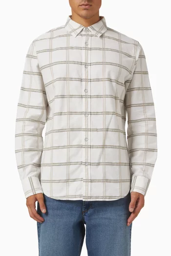 Tomlin Brushed Oxford Shirt in Cotton