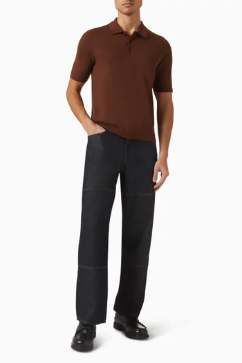 Downing Lightweight Polo Shirt in Cashmere