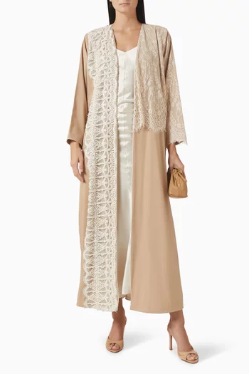 Lace Detail Abaya