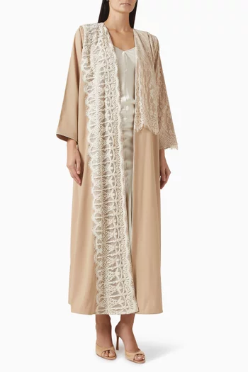Lace Detail Abaya