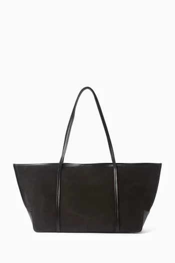 Medium Bateau Tote Bag in Leather