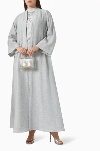 Embellished Lace Abaya