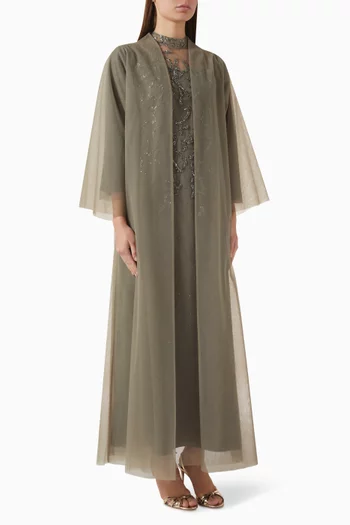 3-piece Abaya Set