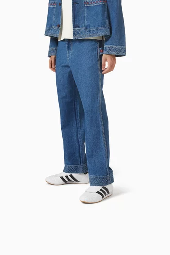 Taekwondo Slip-on Sneakers in Leather