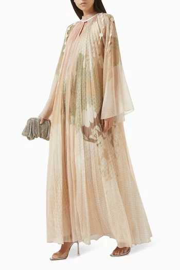 Sezyra Pleated Dress in Chiffon