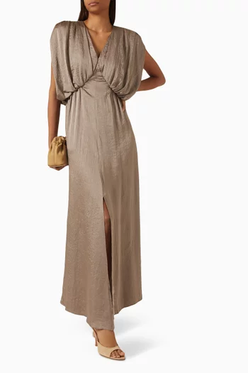 Draped Maxi Dress