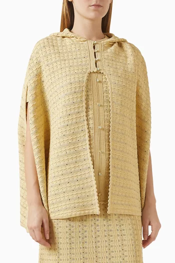 جاكيت ديانورا منسوج ومرصع بالحلي