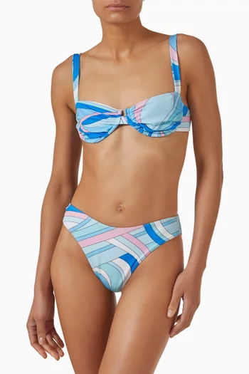 Ariel Ruched Bikini Top