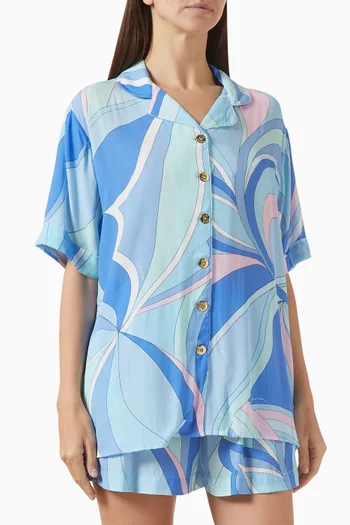 قميص بولينغ تروبو فيسكوز