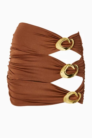 Coupe Halo Cut-out Mini Skirt