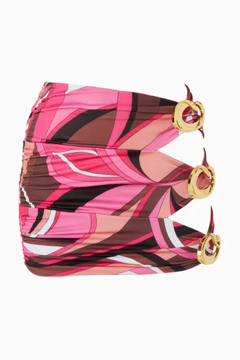 Coupe Halo Cut-out Mini Skirt