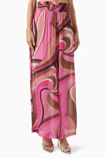 Mission Wide-leg Pants in Viscose