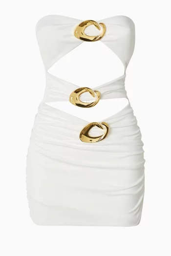 فستان أريا هالو قصير