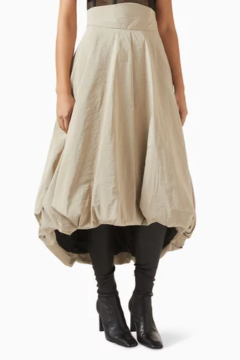 High-waist Balloon Skirt