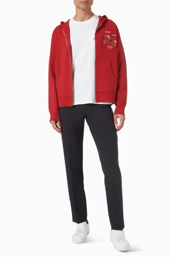 Horse-print T-shirt in Cotton