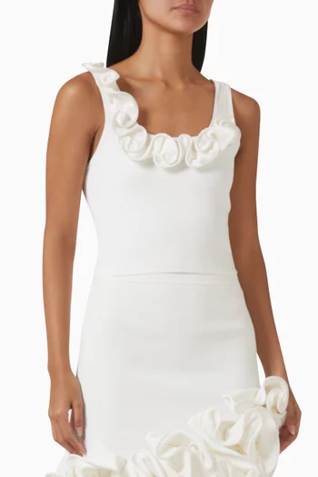 Calice Floral-applique Top