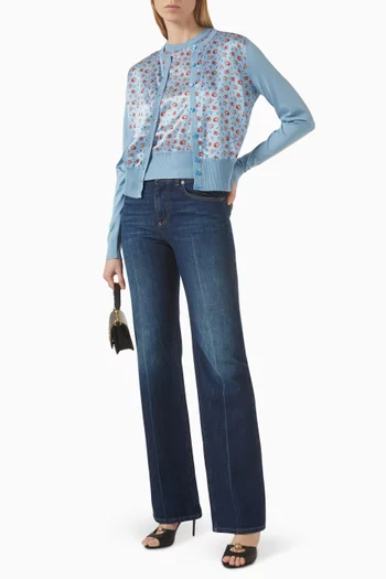 Flared Jeans in Denim