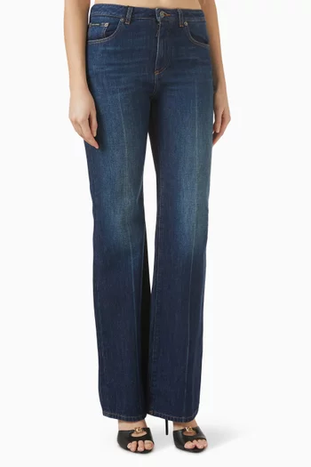 Flared Jeans in Denim