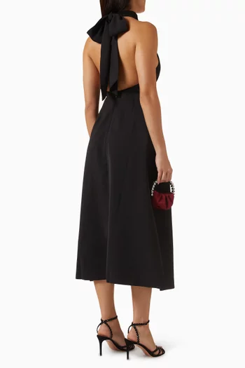 The Ultimate Muse Tie Neck Midi Dress