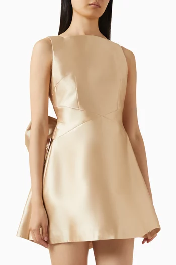 The Ultimate Muse Bow Mini Dress