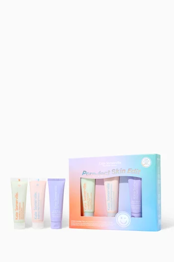 مجموعة غسول بورفيكت سكين ايديت بحجم مناسب للسفر، 3 قطع