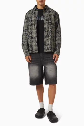 Plaid Flannel Shirt in Cotton