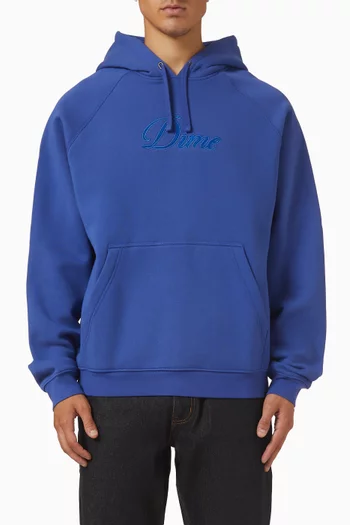 Cursive Logo Hoodie in Cotton-fleece