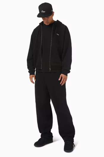 تي شيرت بشعار الماركة بخط يدوي صغير قطن