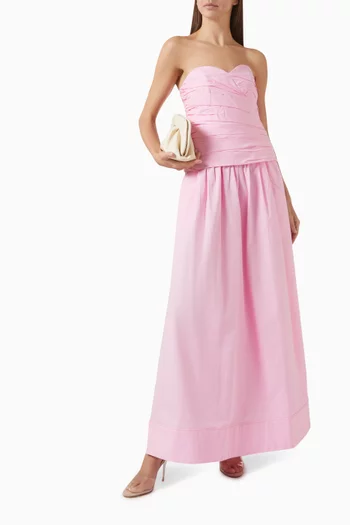 Draped Top in Cotton Blend