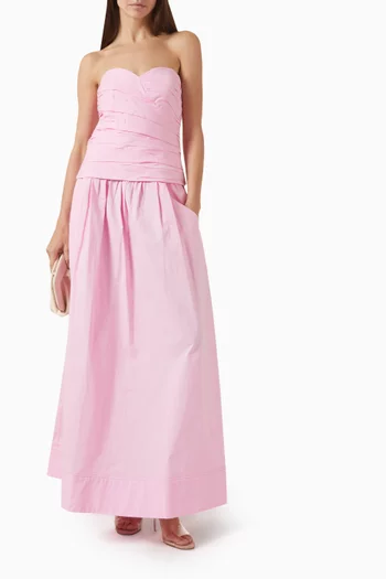 Opulence Maxi Skirt in Cotton Blend