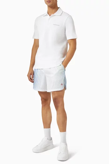 شورت تنس قماش شبكي معالج