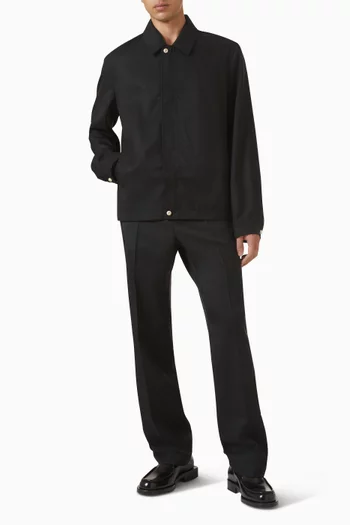 جاكيت رياضي بنقشة شعار الماركة