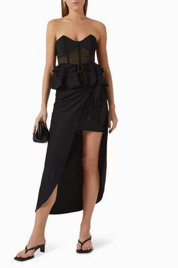 Penelope Mesh Bikini Top in Stretch Nylon